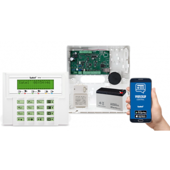 SYSTEM ALARMOWY SATEL VERSA IP VERSA-LCD-GR 7Ah AWT150